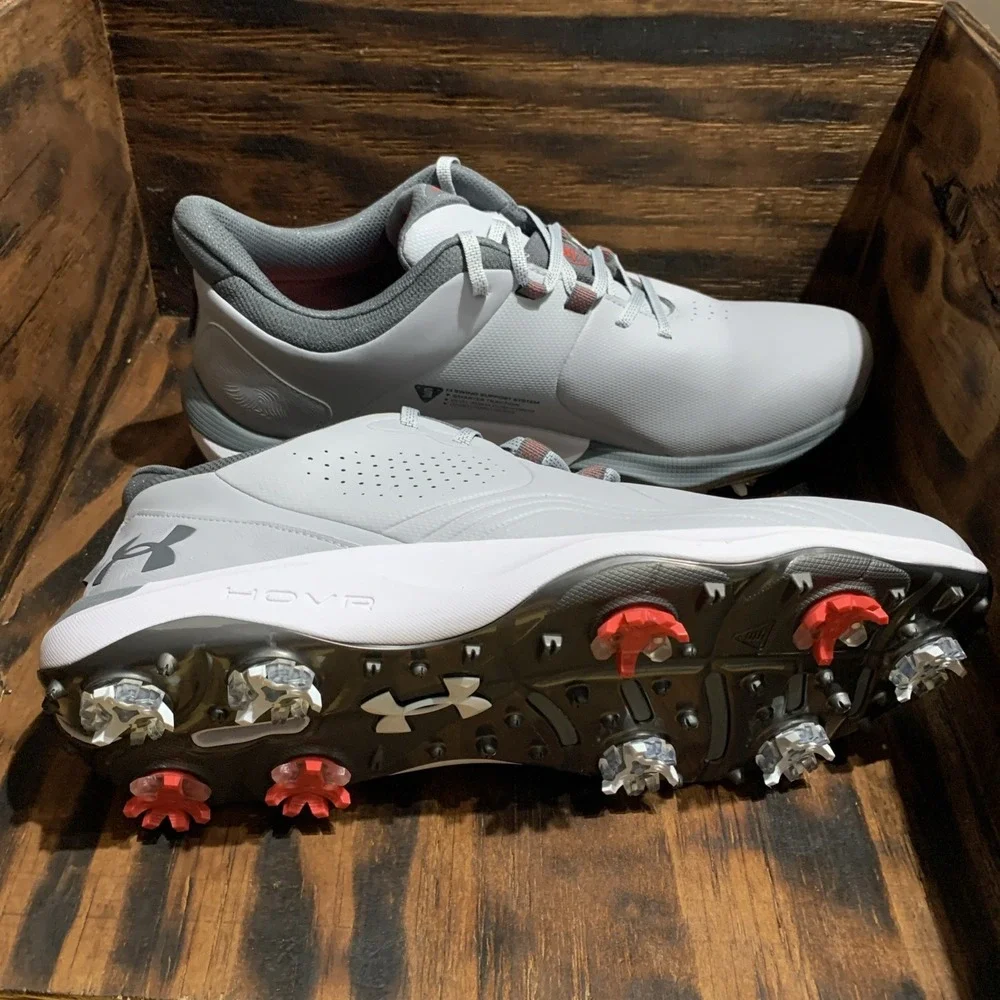 Under Armour‎ Men's UA Drive Pro Spiked Golf Size 12 Grey |3026918-102|